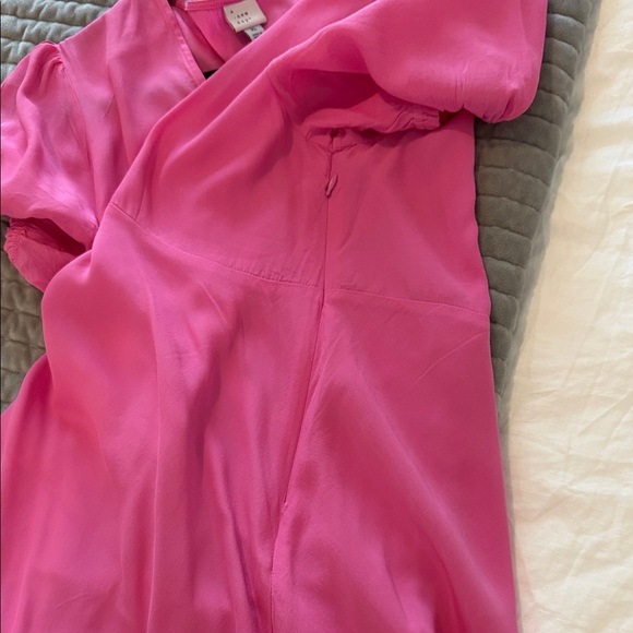 A New Day Vibrant Pink Midi Dress - Picture 5 of 5